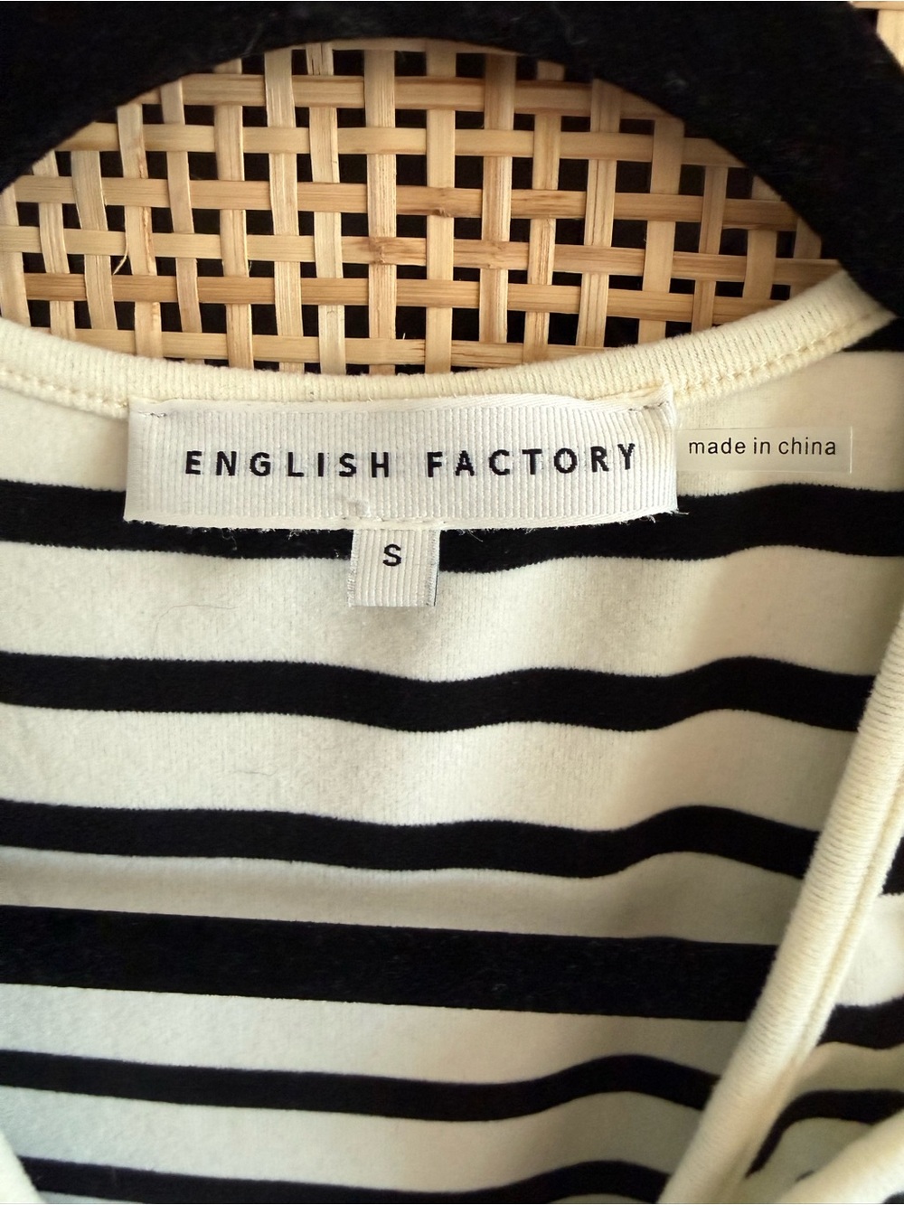 English Factory Black & White Striped Sleeveless Dress - Picture 2 of 10